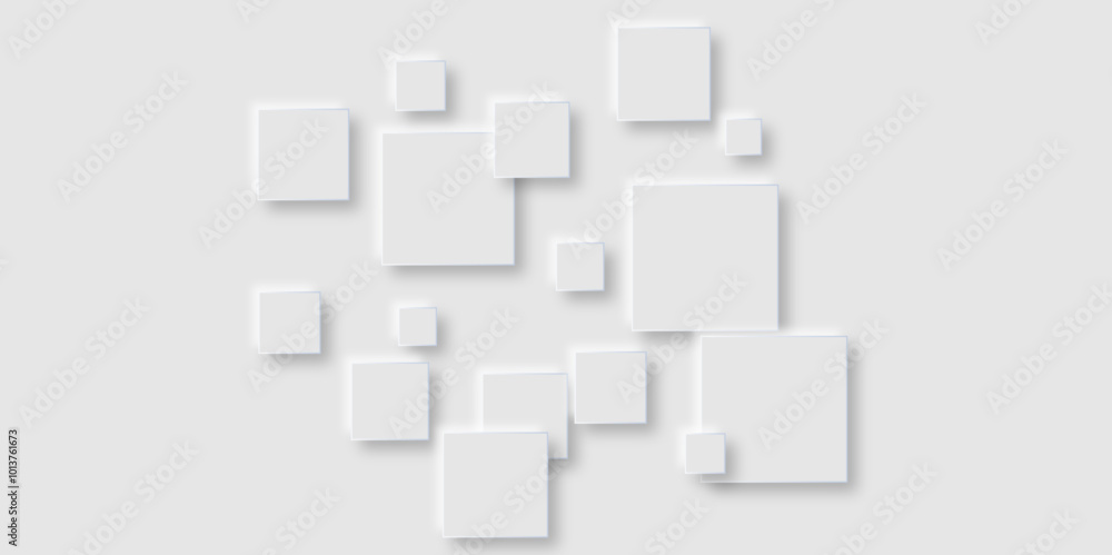Abstract white rectangle shape geometric line background. abstract seamless modern white and gray color technology concept geometric rectangle vector background neomorphism style poster, banner design Abstract white rectangle shape geometric line background. abstract seamless modern white and gray color technology concept geometric rectangle vector background neomorphism style poster, banner design