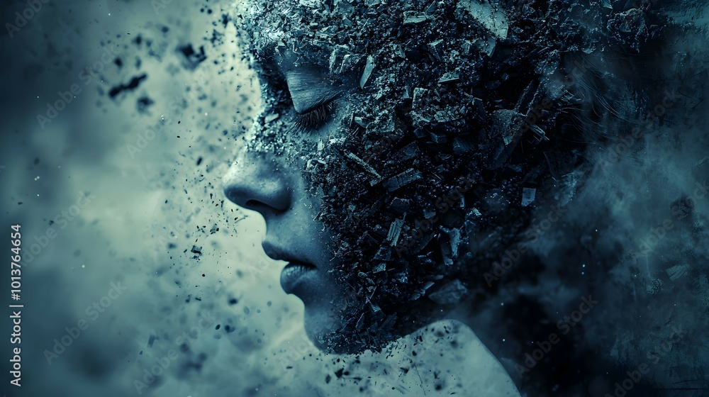 Abstract Representation of a Fractured Mind