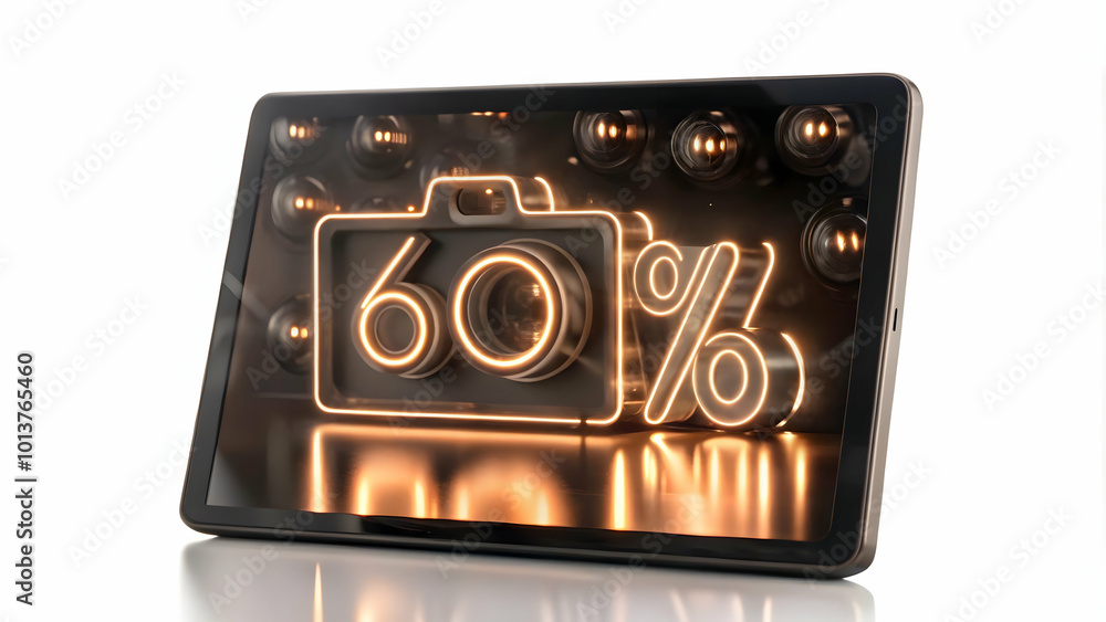 3D Glossy Background of Digital Sales Screen Featuring Glowing Cyber Monday Discount Percentage Icons � Futuristic Presentation with Sleek Reflections 3D Glossy Background of Digital Sales Screen Featuring Glowing Cyber Monday Discount Percentage Icons � Futuristic Presentation with Sleek Reflections