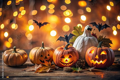 Spooky and Fun Halloween Cover Pictures Featuring Pumpkins, Ghosts, Bats, and Haunting Decor Ideas photo