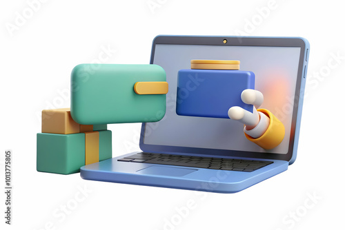 Wallpaper Mural Vibrant Glossy Background of Smartphone Displaying Cyber Monday Sale Notifications with Glowing Icons - Mobile Shopping Concept Torontodigital.ca