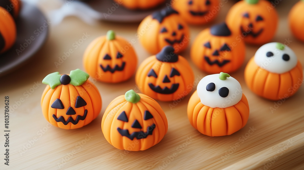 ハロウィンの可愛いカボチャスイーツ ハロウィンの可愛いカボチャスイーツ