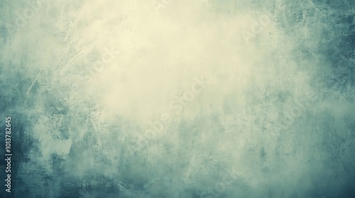 A soft, textured background with a light blue and beige gradient.