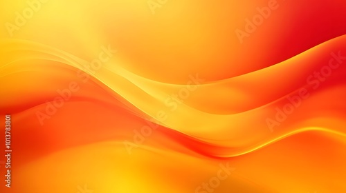 A vibrant abstract background featuring a blend of golden yellow, orange, and red hues that flow and merge seamlessly