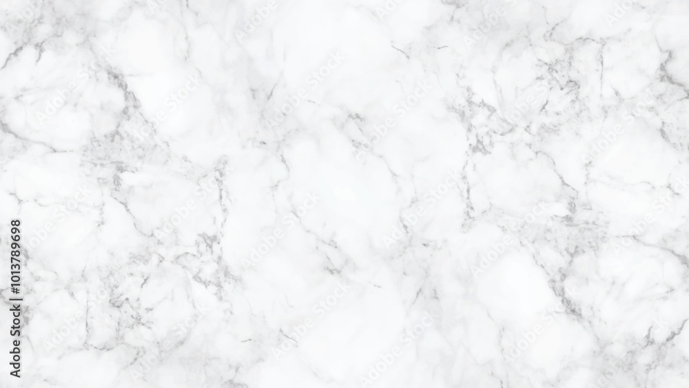 Fototapeta premium panoramic white background from marble stone texture for design, Marble background. White stone texture with gray shadow.