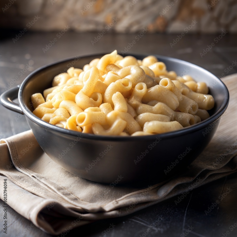 High-Resolution Realistic Mac and Cheese Isolated Background for Culinary Use High-Resolution Realistic Mac and Cheese Isolated Background for Culinary Use