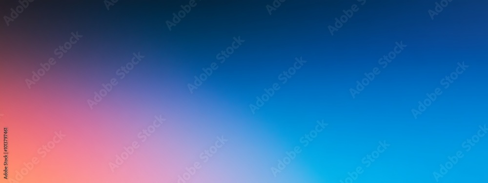 Obraz premium Abstract gradient background with blue, pink, and orange color scheme.