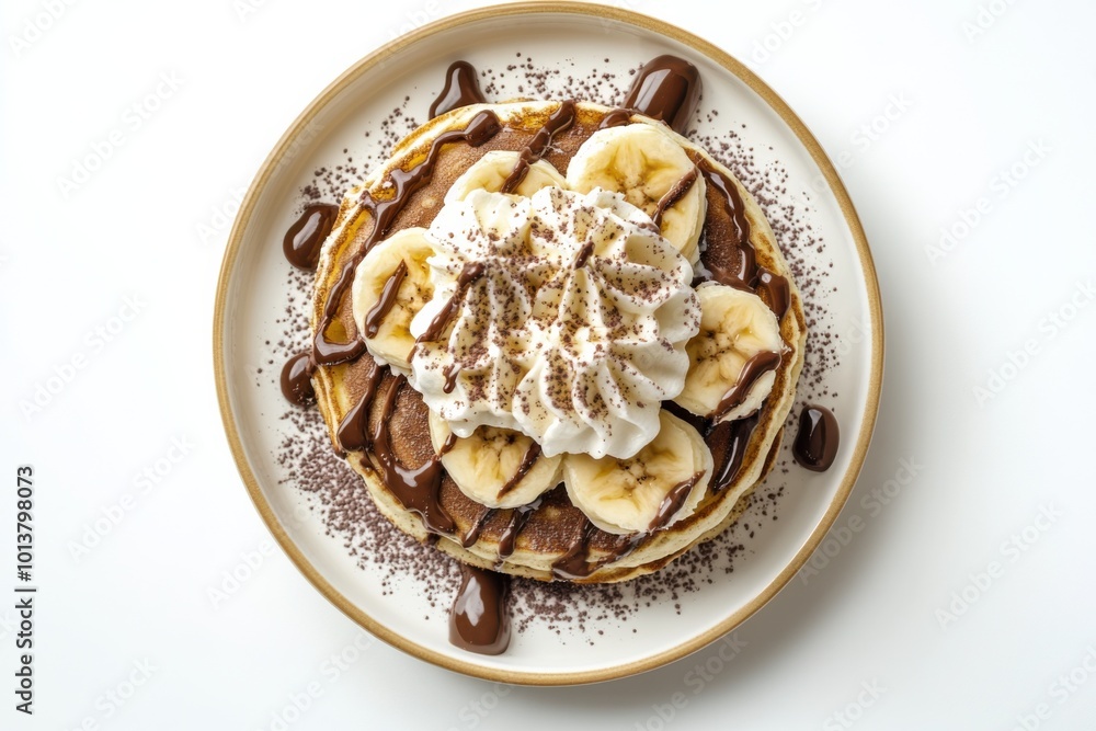 Indulgent Banoffee Pie Pancakes with Toffee Sauce Indulgent Banoffee Pie Pancakes with Toffee Sauce