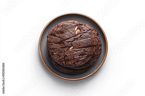 Rich Chocolate Hazelnut Pancakes Oozing with Filling photo