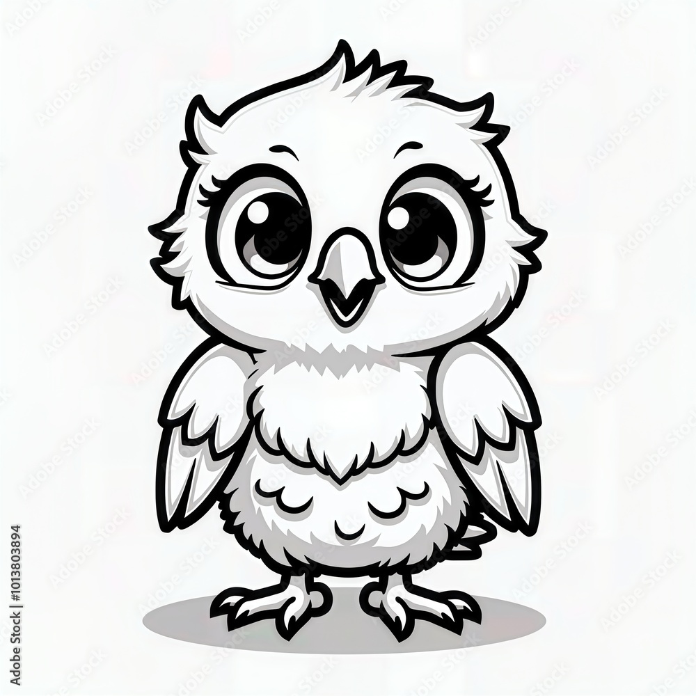 Baby Owl Coloring Page Baby Owl Coloring Page