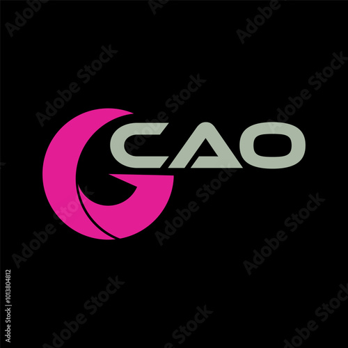 CAO letter logo design for your brand or company business. company logo ,rand, initial, finance logo, technology ,tech , marketing, fashion, education etc
