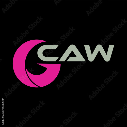 CAW letter logo design for your brand or company business. company logo ,rand, initial, finance logo, technology ,tech , marketing, fashion, education etc