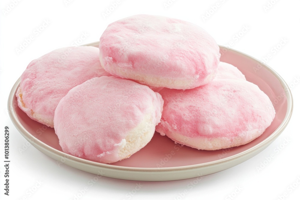 Whimsical Cotton Candy Pancakes in Pastel Hues Whimsical Cotton Candy Pancakes in Pastel Hues
