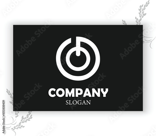 Minimal company logo template