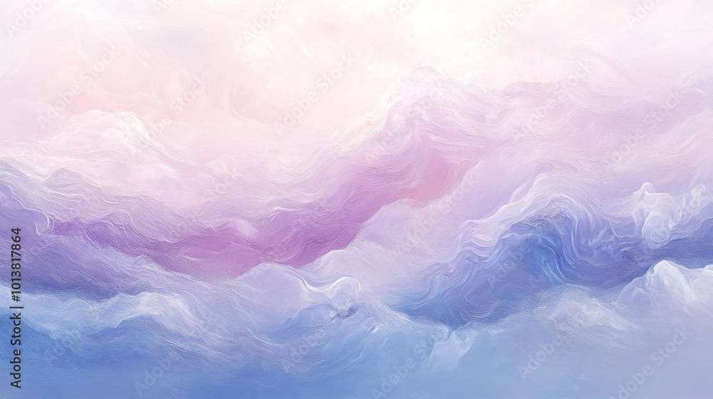 Gentle waves of pastel pink, lavender, and baby blue merge in a soft, ethereal background, mimicking the peaceful flow of water. Gentle waves of pastel pink, lavender, and baby blue merge in a soft, ethereal background, mimicking the peaceful flow of water.