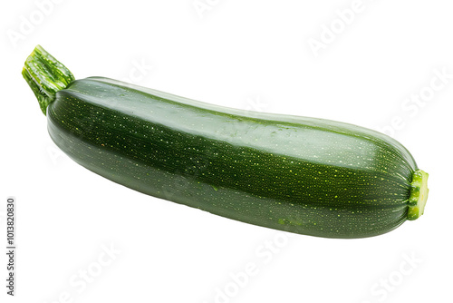 zucchini isolated on white background