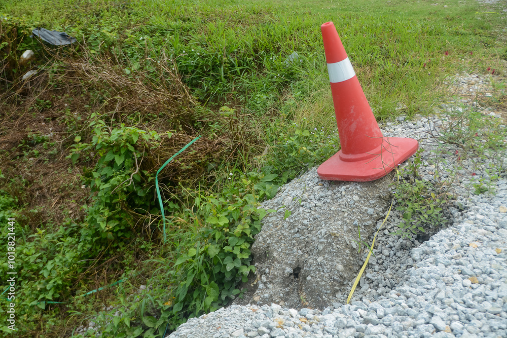 The image serves as a reminder of the importance of responsible land management and infrastructure maintenance. The image serves as a reminder of the importance of responsible land management and infrastructure maintenance.