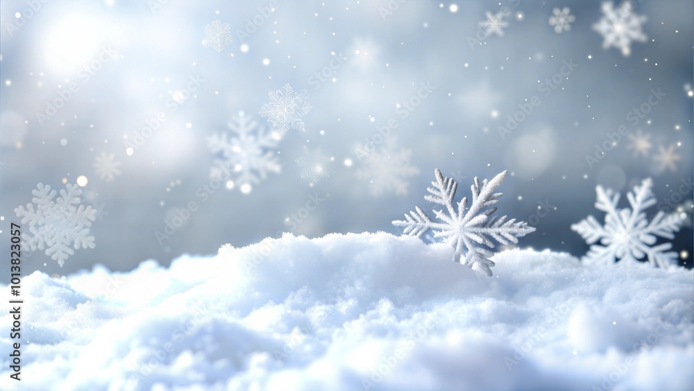Christmas background with snowflakes Christmas background with snowflakes