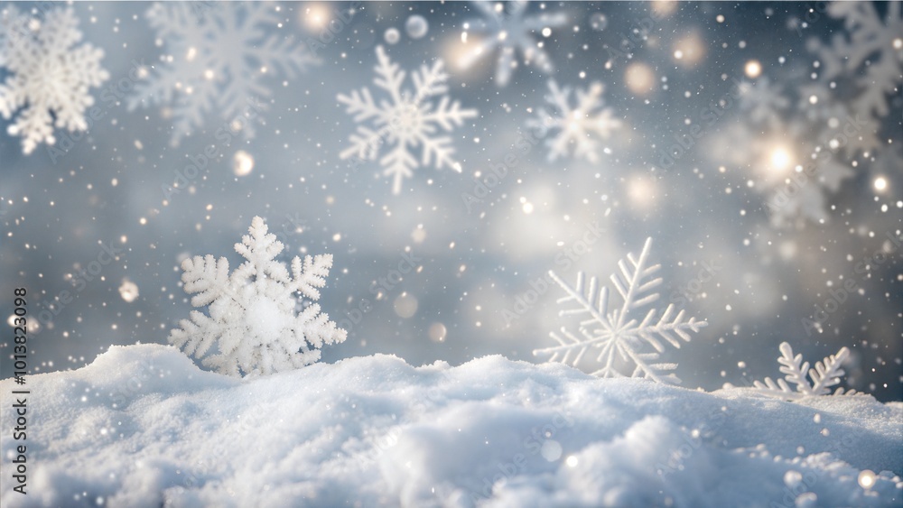 Christmas background with snowflakes Christmas background with snowflakes
