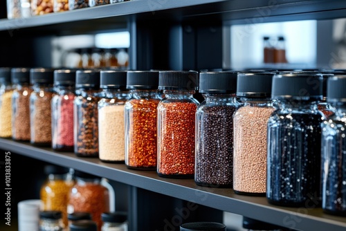 Variety of Protein Sources on Shelf Display