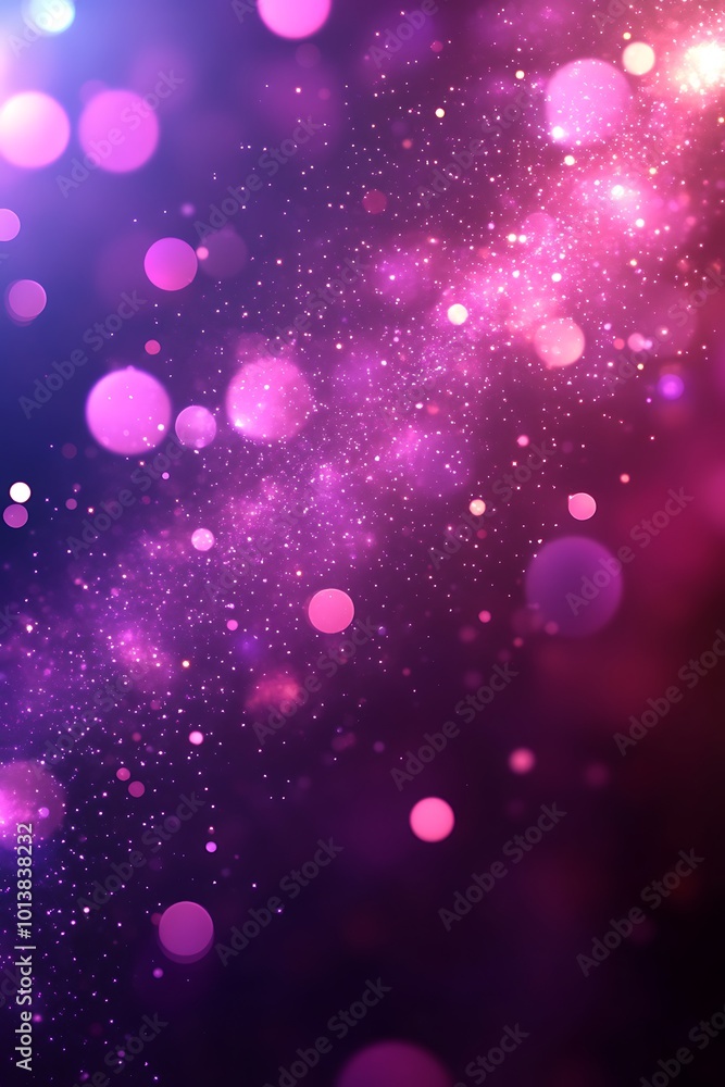 A vibrant, abstract background featuring swirling purple and pink hues with soft bokeh effects, creating a dreamy and ethereal atmosphere.