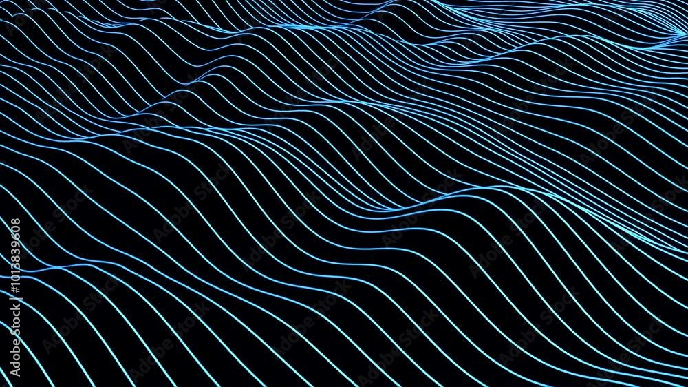 abstract line waves, seamless looping abstract line waves, seamless looping