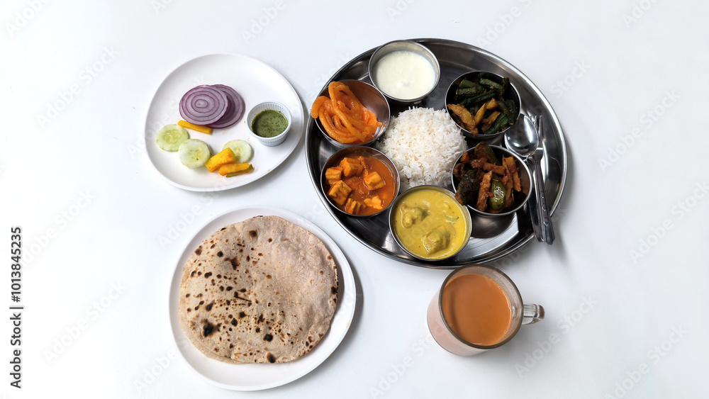 Indian or India food set in the holiday lunch meal is very to cheap price and good healthy in India town in Bangkok. yoghurt Indian or India food set in the holiday lunch meal is very to cheap price and good healthy in India town in Bangkok. yoghurt