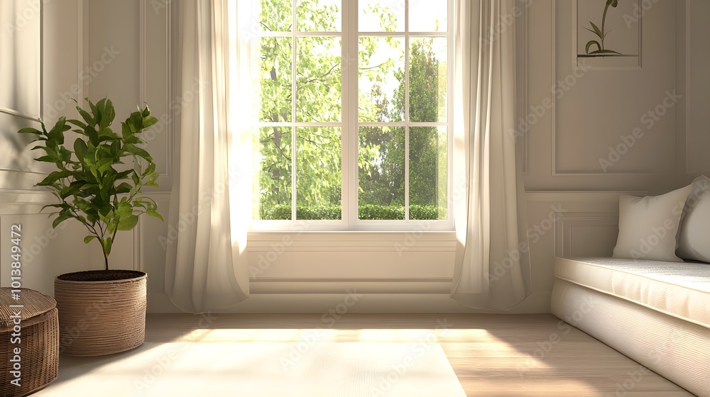 Home living room with a relaxing zone, fireplace, and window Home living room with a relaxing zone, fireplace, and window