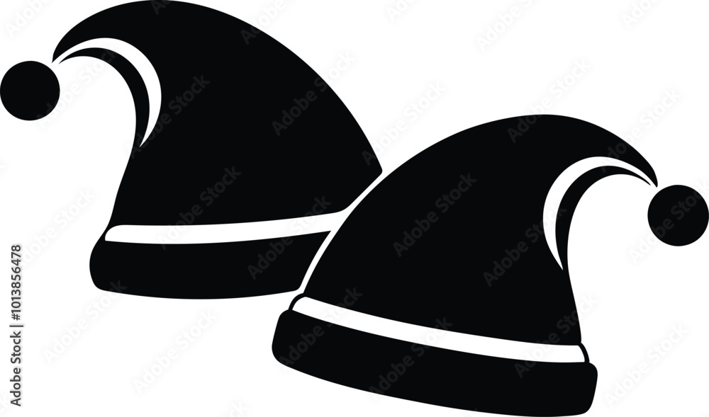 Christmas Hats Vector Design  Illustrator 