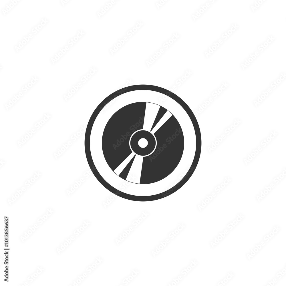 CD compact disc icon isolated on transparent background CD compact disc icon isolated on transparent background