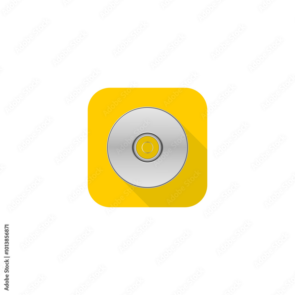 CD compact disc icon isolated on transparent background CD compact disc icon isolated on transparent background