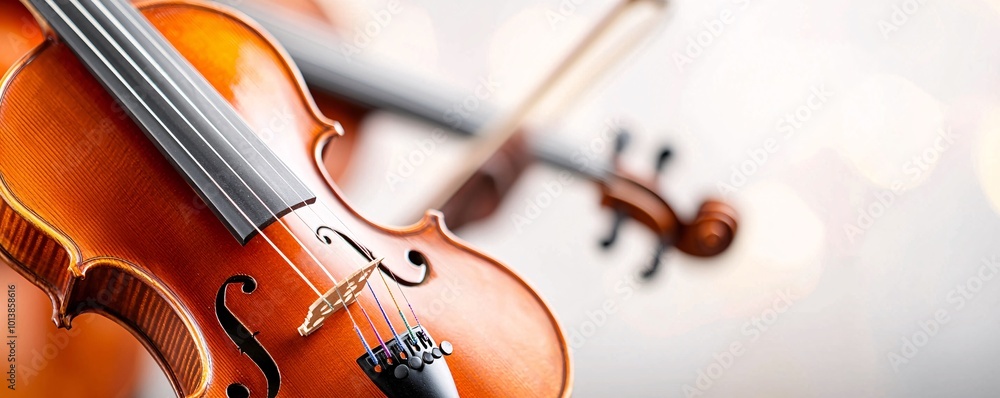 Fototapeta premium Masterful Craftsmanship in Musical Instruments - A Detailed View of Precision Tuning and Acoustic Harmony for High-Quality Sound Excellence