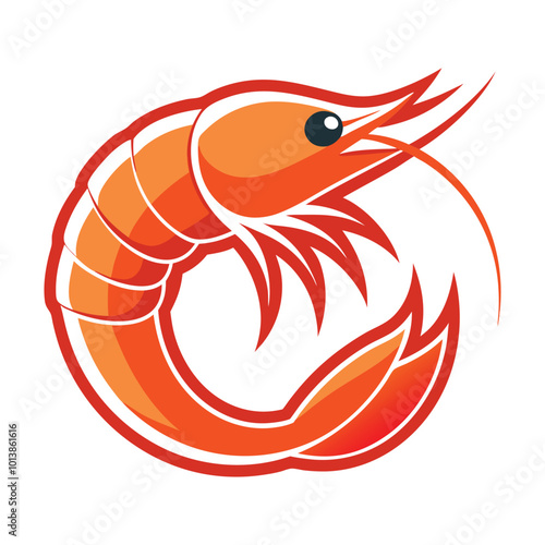 illustration of a shrimp