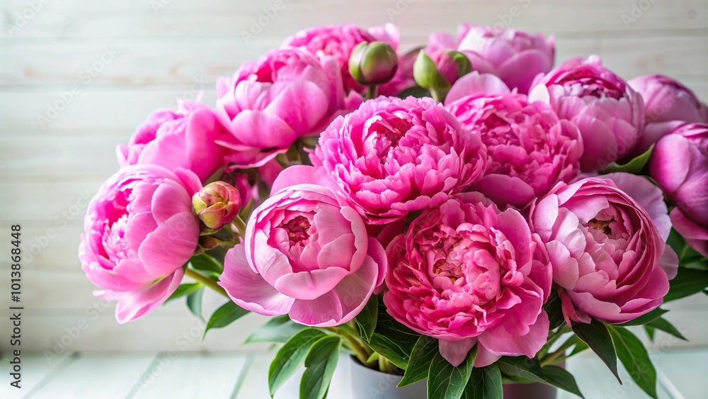 Beautiful bouquet of pink peonies Beautiful bouquet of pink peonies