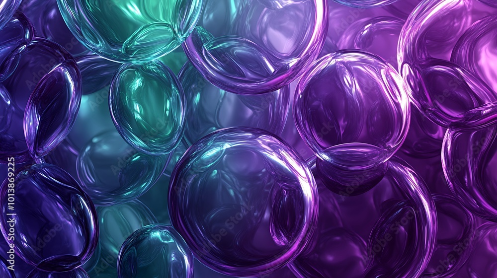 Colorful bubbles in shades of green and purple create an abstract, fluid aesthetic reminiscent of underwater scenes or soap bubbles. Colorful bubbles in shades of green and purple create an abstract, fluid aesthetic reminiscent of underwater scenes or soap bubbles.