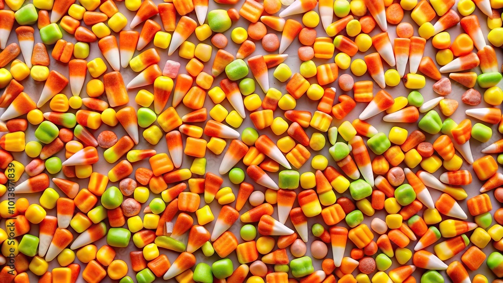 Bird Eye View Halloween Candy Wallpaper Pattern Texture Background in Pastel Colors Bird Eye View Halloween Candy Wallpaper Pattern Texture Background in Pastel Colors