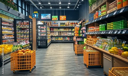 Grocery Store Interior Design