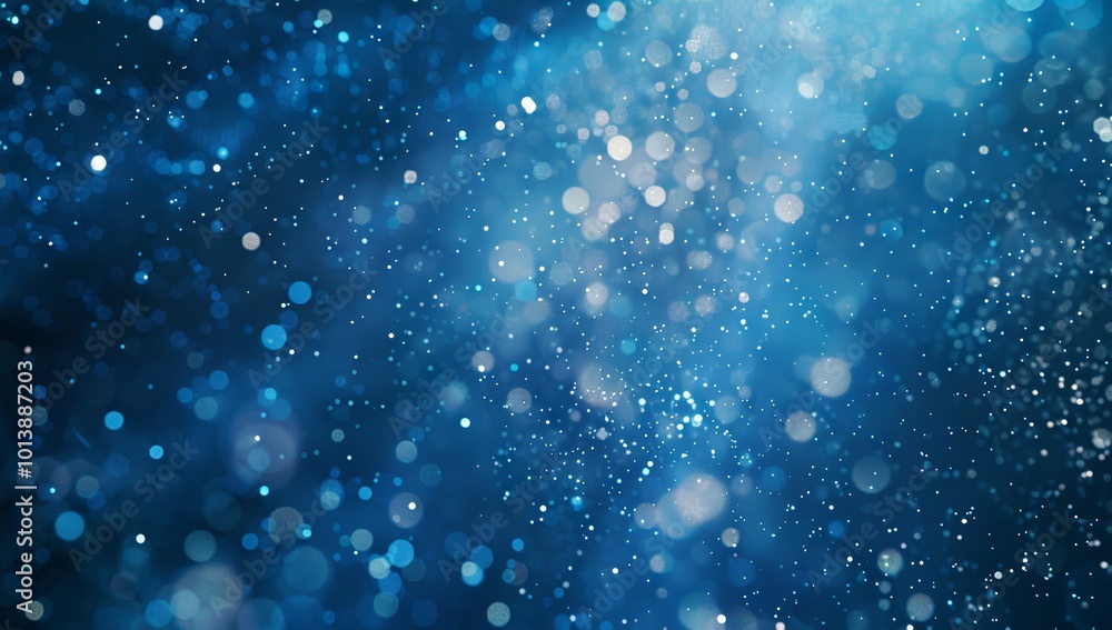 A background of blue with small stars falling, creating an atmosphere... A background of blue with small stars falling, creating an atmosphere...