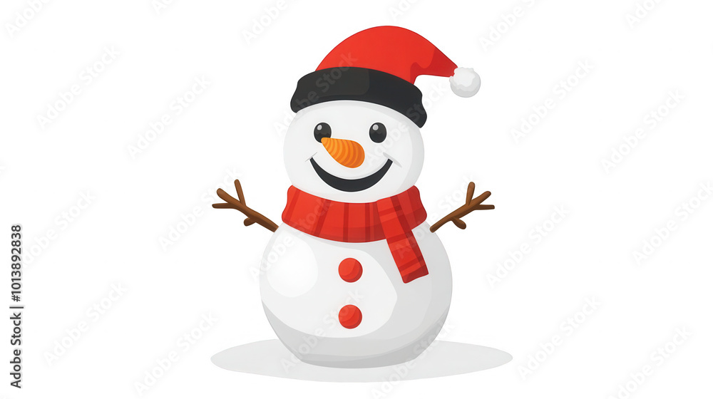 Charming Snowman Simple Vector for Winter Celebrations, Isolated on White, PNG File, Transparent Background Charming Snowman Simple Vector for Winter Celebrations, Isolated on White, PNG File, Transparent Background