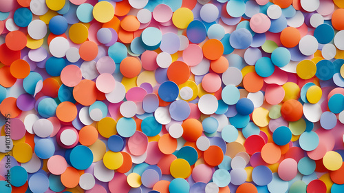 Colorful Polka Dot Pattern