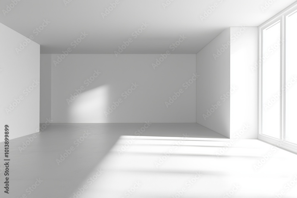 Empty modern interior with white wall, Minimal room design. Empty modern interior with white wall, Minimal room design.