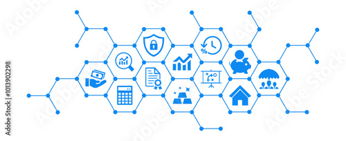 investment strategies concept: financial management stock market vector illustration