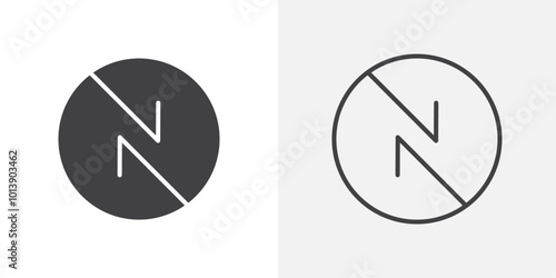 Convert icon flat and simple set design