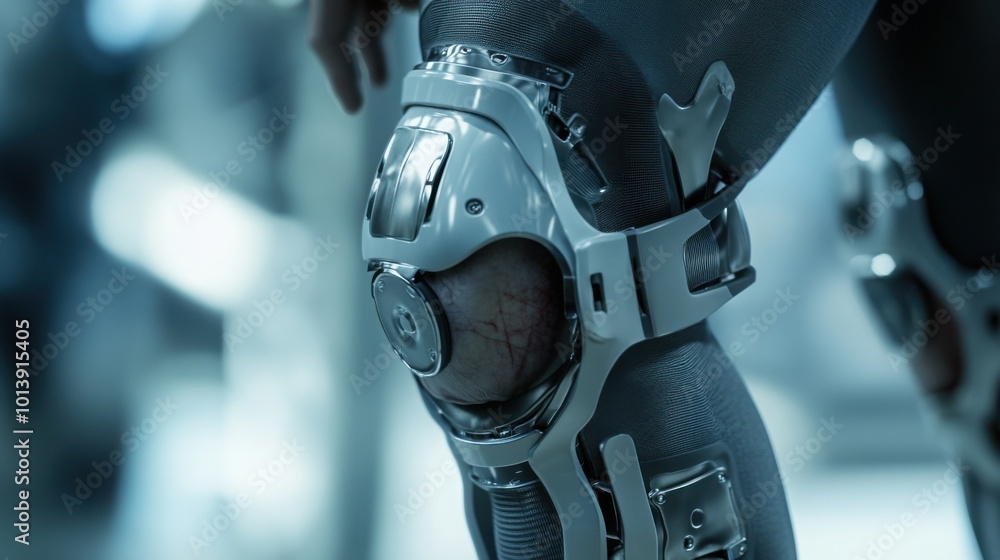 Knee Injury with Brace Knee Injury with Brace