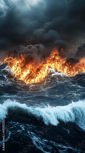 Burning Deep Sea Vent Erupts, Igniting Vast Methane Deposits photo