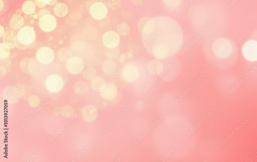 Fototapeta premium Blurred Bokeh with Glitter