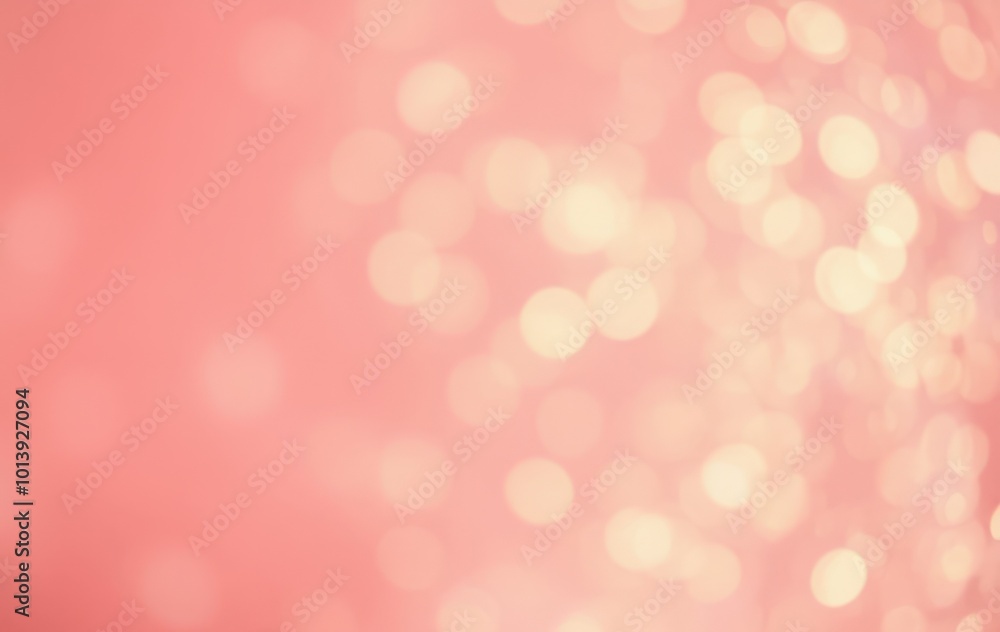 Abstract Golden Lights on Pink Abstract Golden Lights on Pink