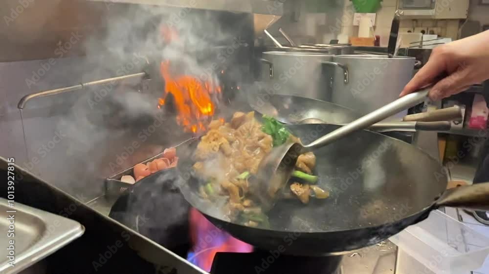 Cooking in the kitchen Chinese Wok Cooking in the kitchen Chinese Wok