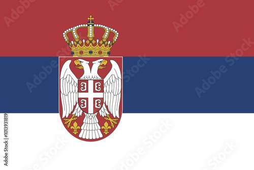 фотографія Flag of Serbia