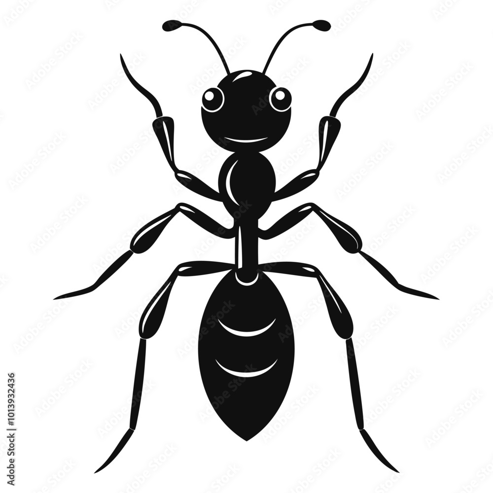 ant silhouette icon illustration ant silhouette icon illustration